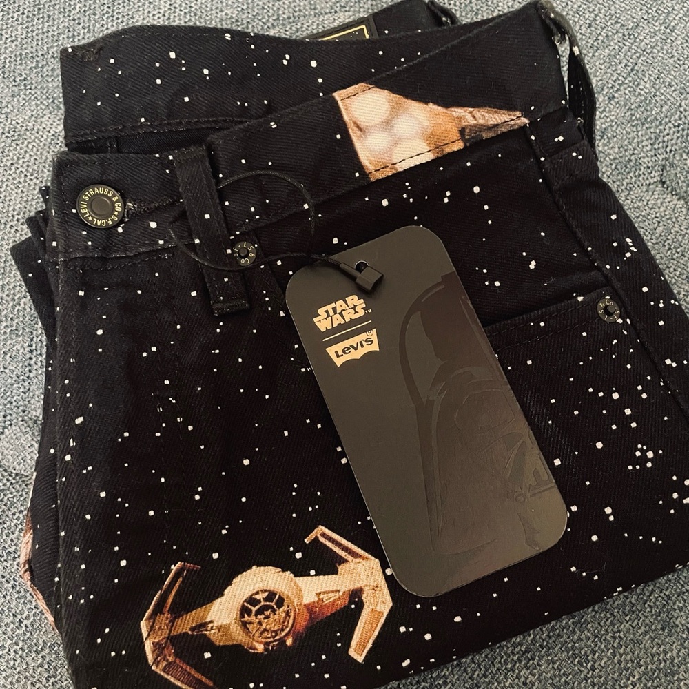Levi's Black Star Wars Graphic Jeans